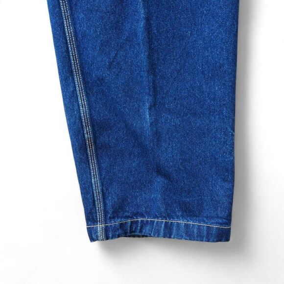 Varcity Vintage 90s Y2K Cargo Heavy Denim Hip Hop / Skate Baggy Jeans Men's 32 - Picture 12 of 14